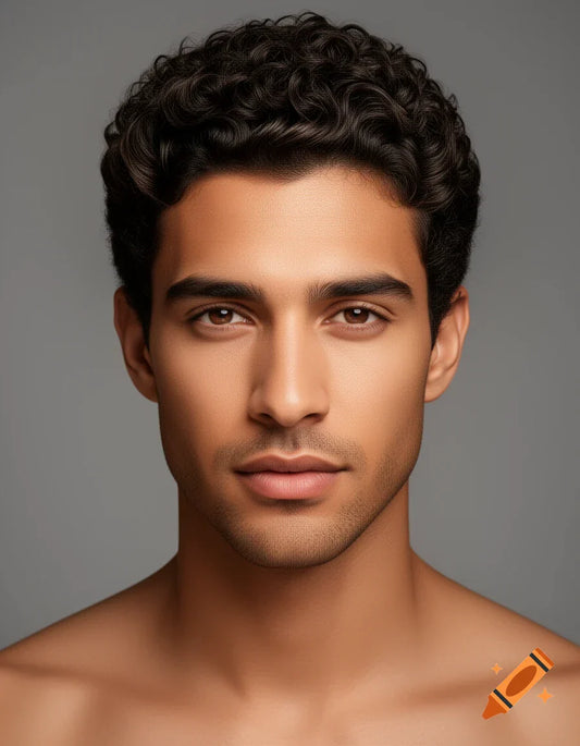 Latino Hispanic man with wavy curly hair light brown complexion well-groomed - best grooming products for Latino men