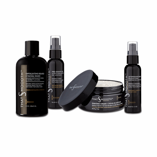 ThatsSmoooth Complete Grooming System — a full routine built for men of color with textured hair and melanated skin