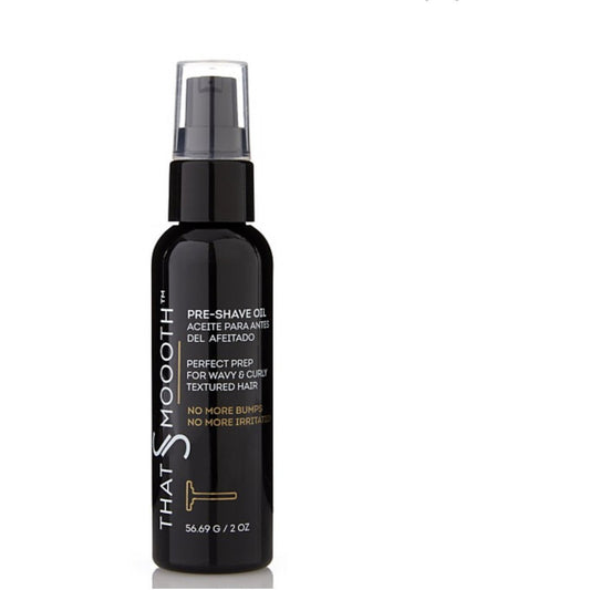 ThatsSmoooth Pre-Shave Oil — first line of defense against razor bumps for Black men, Latino men and men of color