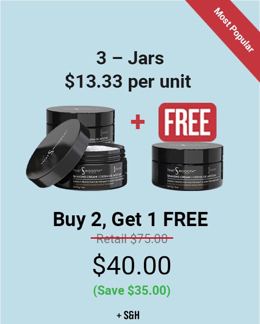 Premium Natural 3 in 1 Shaving Cream Mask