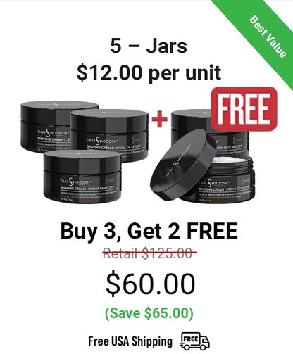Premium Natural 3 in 1 Shaving Cream Mask