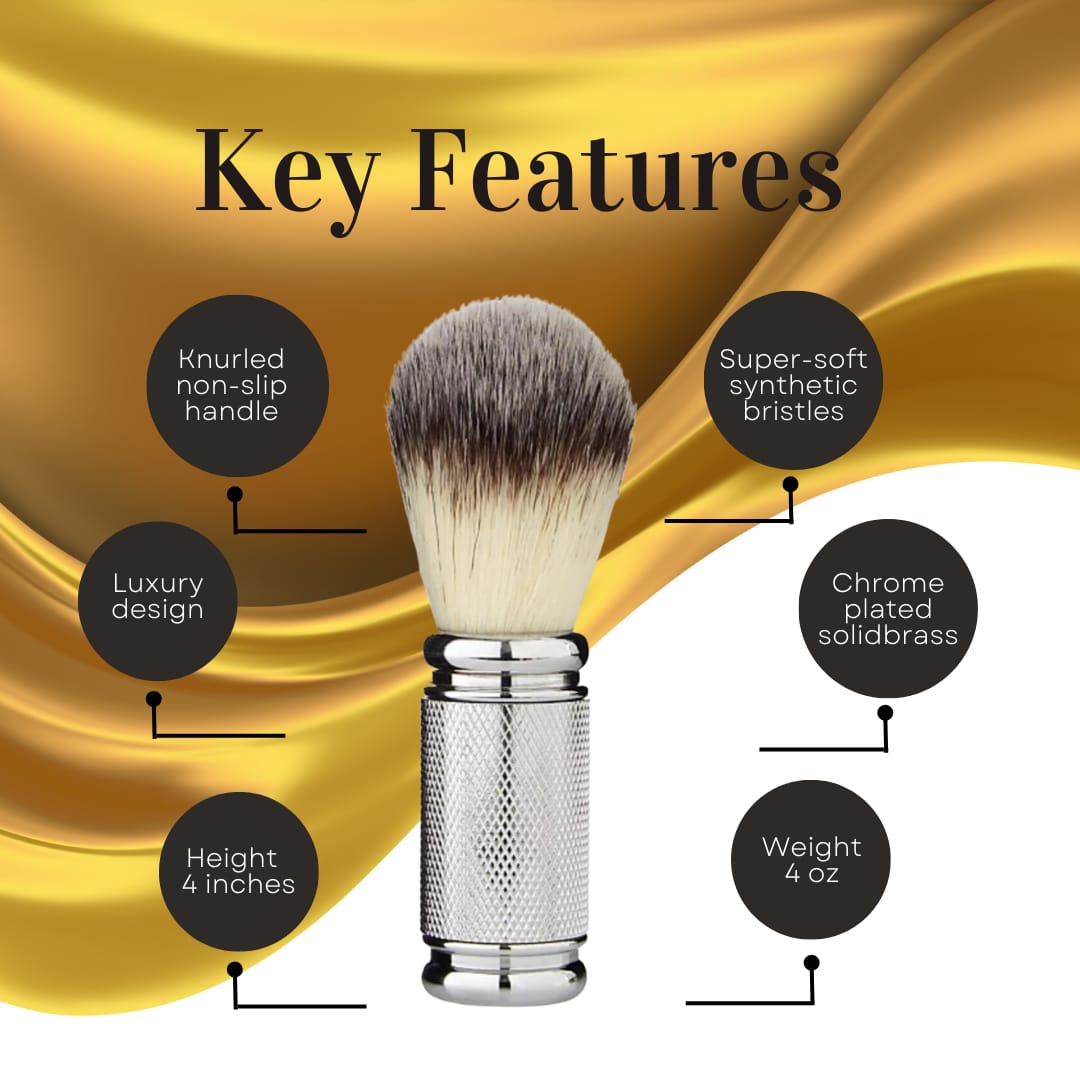Synthetic Silvertip Badger Shave Brush