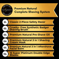Premium Natural Complete Shaving System