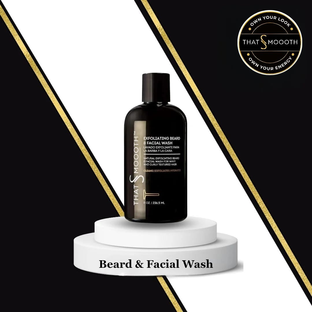 Premium Natural 3 in 1 Exfoliating Beard & Facial Wash