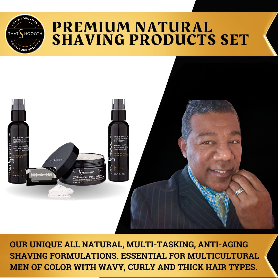 Premium Natural Shaving Products Set