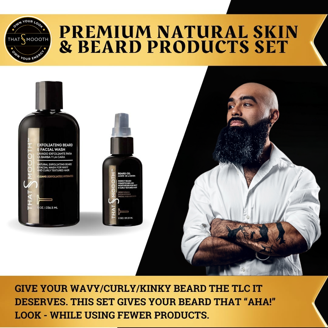Premium Natural Skin & Beard Products Set