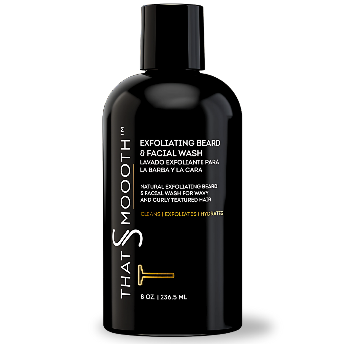 Premium Natural 3 in 1 Exfoliating Beard & Facial Wash (Lavado Exfoliante Para La Barba Y La Cara)