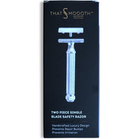 Razors - Classic Two-Piece Single Blade Safety Razor (Rasurador Clásico Con Navaja De Doble Filo)